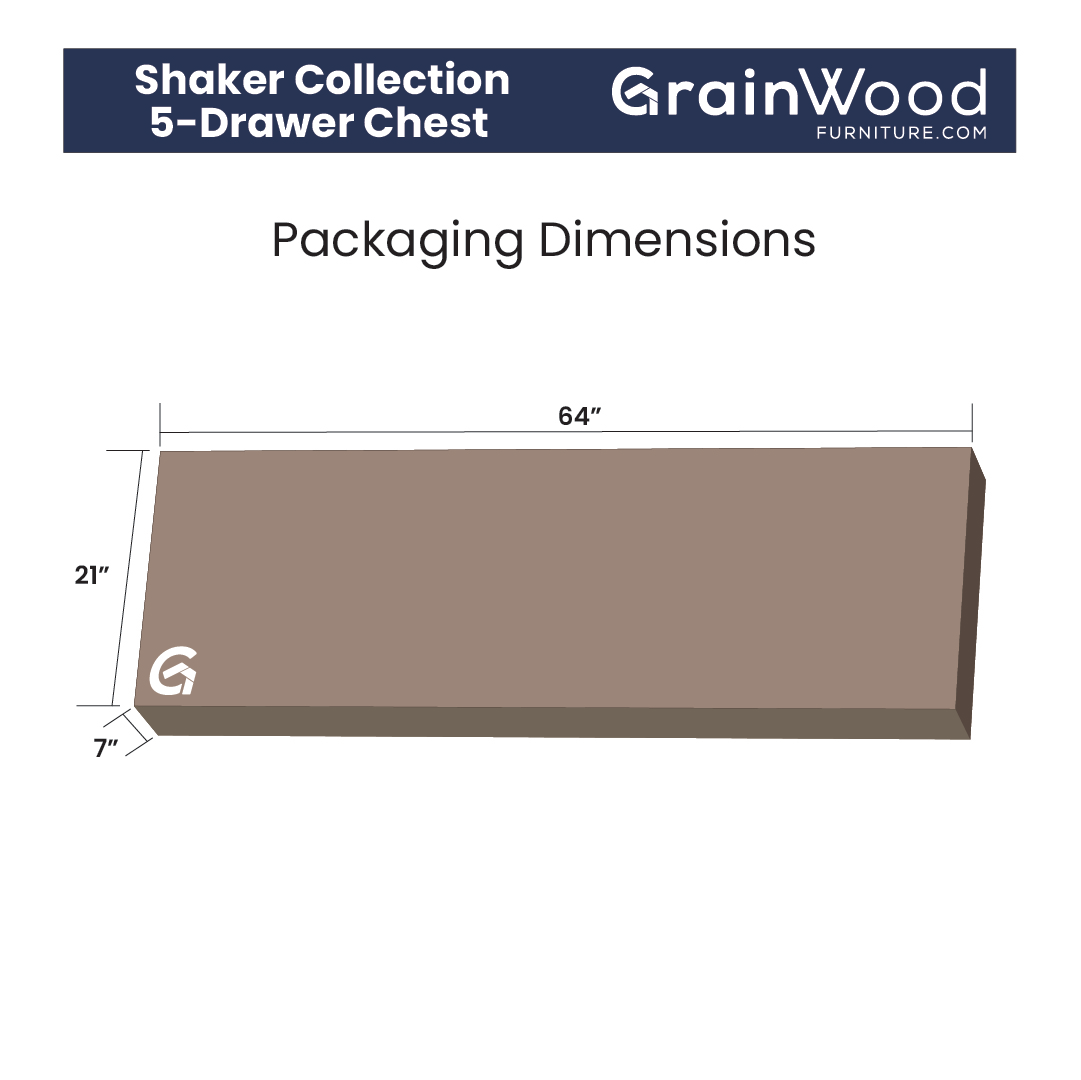 Shaker 5-Drawer Chest